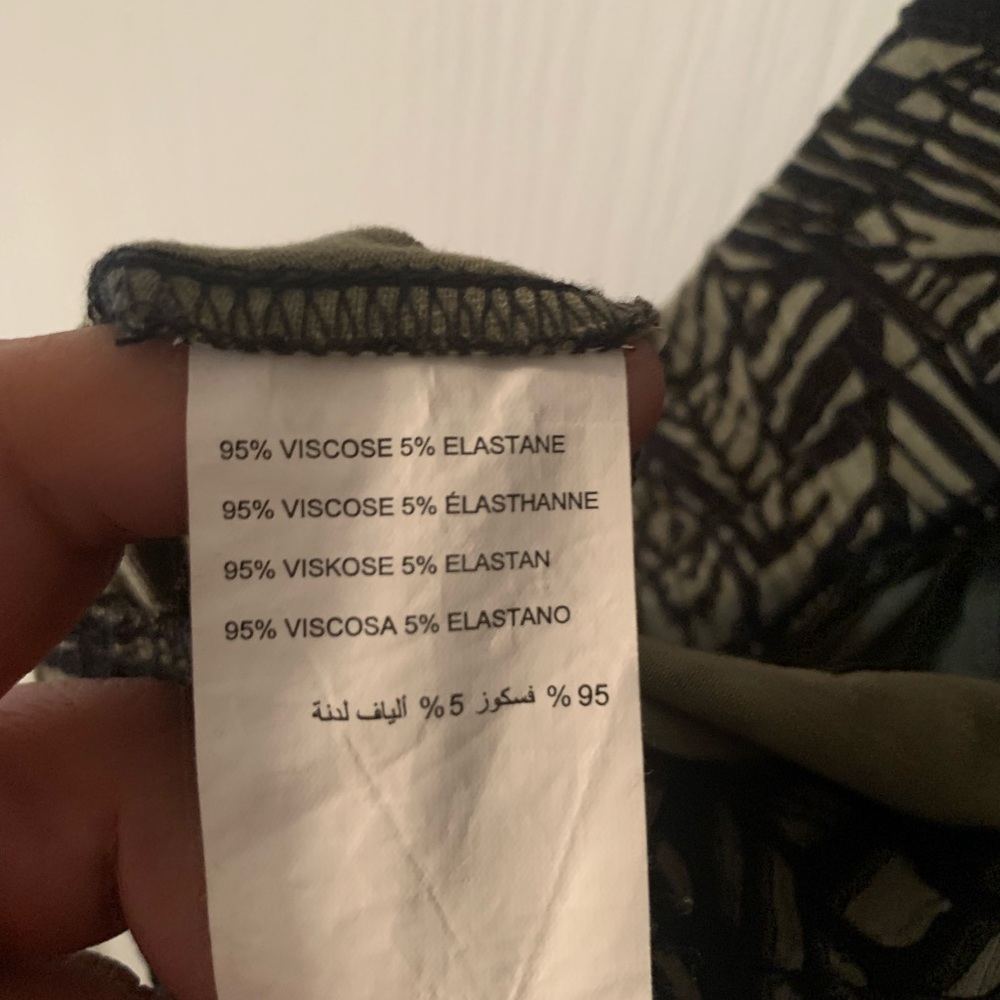 Love & Legend Green and Black Leaf Culottes - Picture 3 of 4